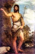 TIZIANO Vecellio St. John the Baptist er Germany oil painting reproduction